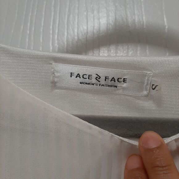 Face face Floral Boho Grandma Core Lighweight Long Lined Blouse Small - Picture 5 of 7